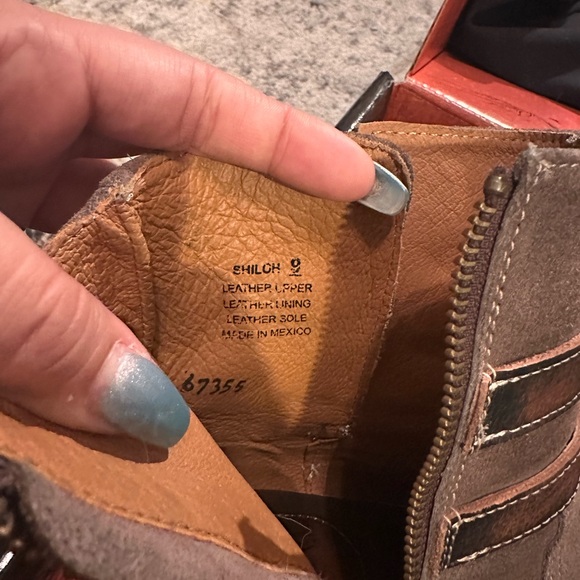 Freebird Brown Ankle Boots - Picture 11 of 12